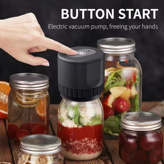 FreshtimeSeal™ Electric Mason Jar Vacuum Sealer kit - Tanbobo Shop